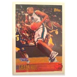 1996 Detroit Pistons Grant Hill Topps Card